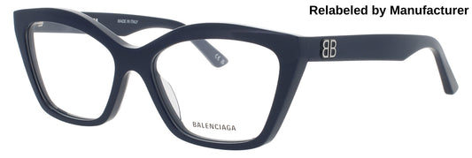 BALENCIAGA BB0342O Frame BLUE Lens DEMO