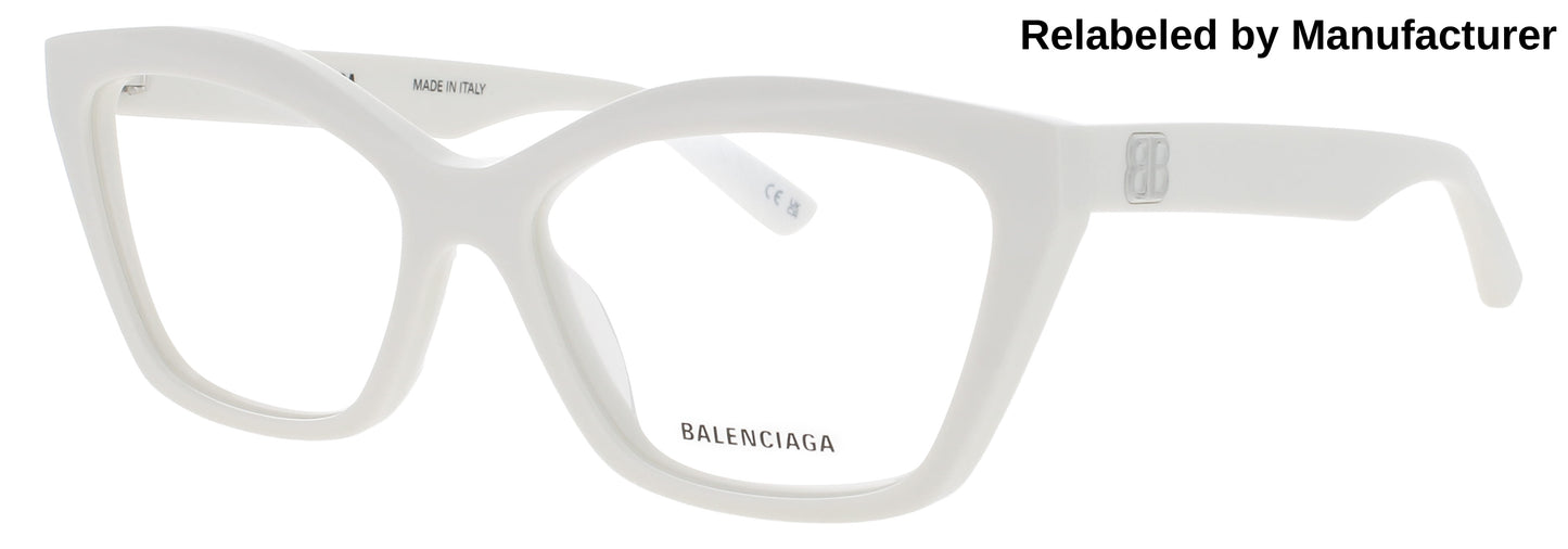 BALENCIAGA BB0342O Frame WHITE Lens DEMO