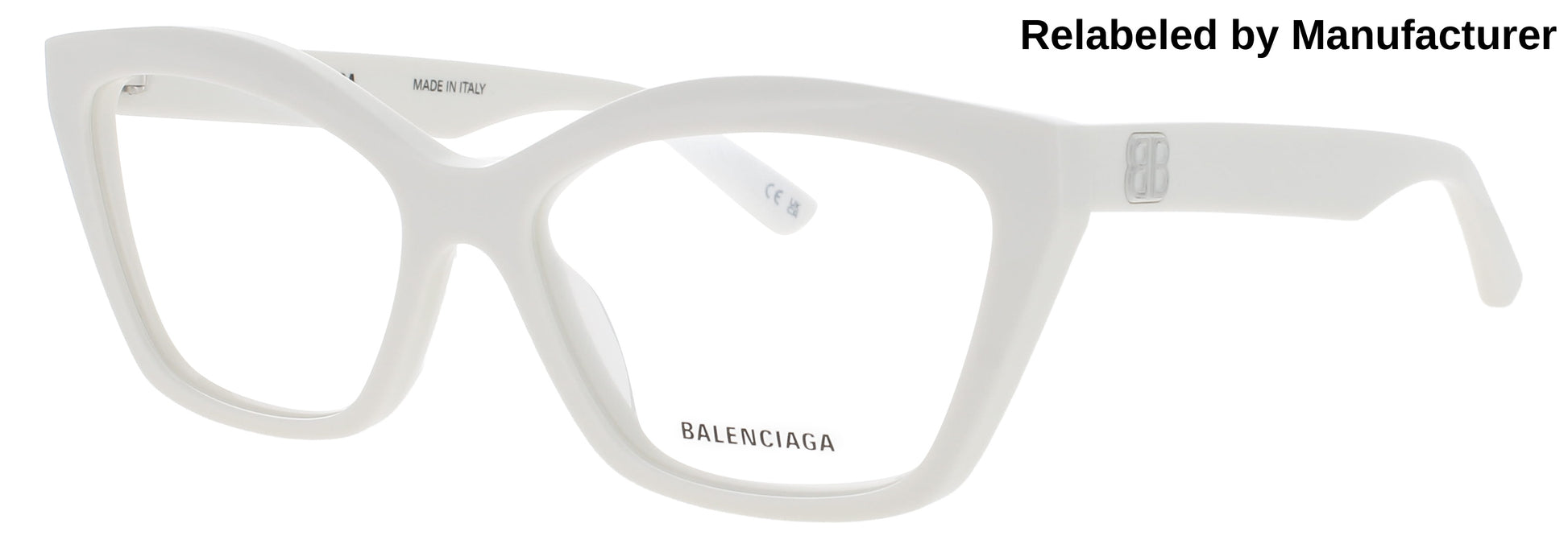 BALENCIAGA BB0342O Frame WHITE Lens DEMO