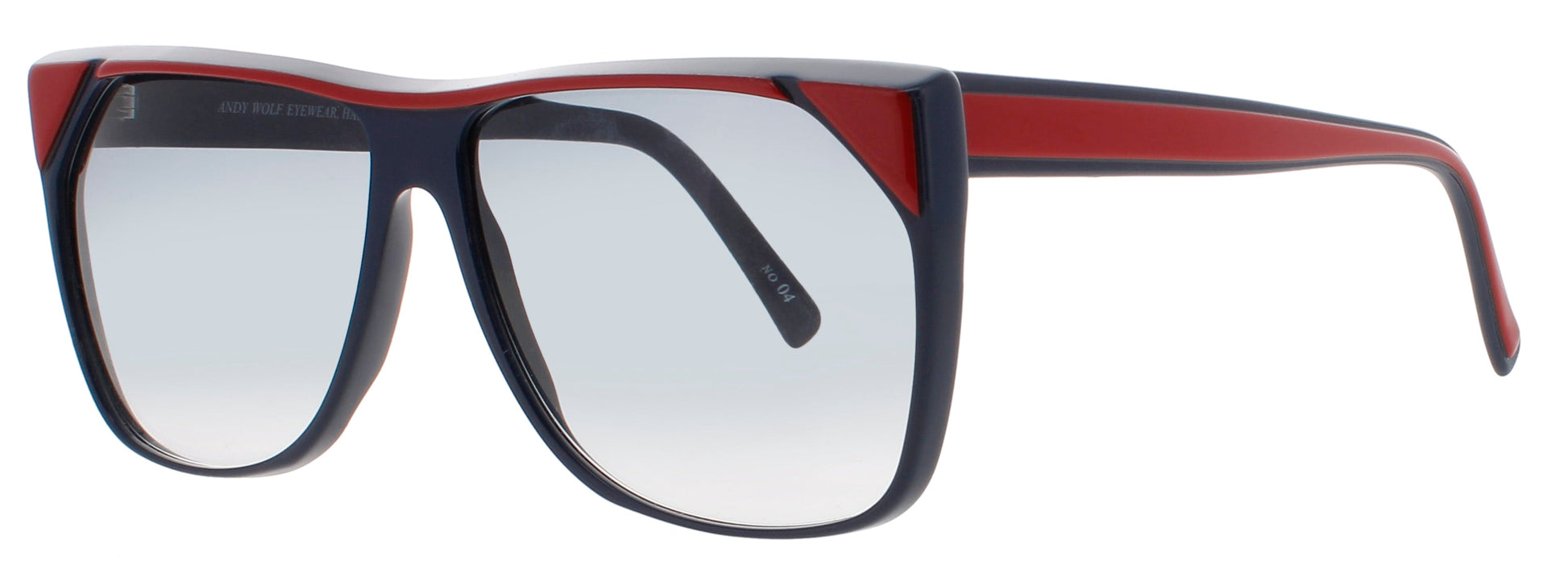 ANDY WOLF JENNA J.  Frame NAVY/RED Lens GREEN TINT