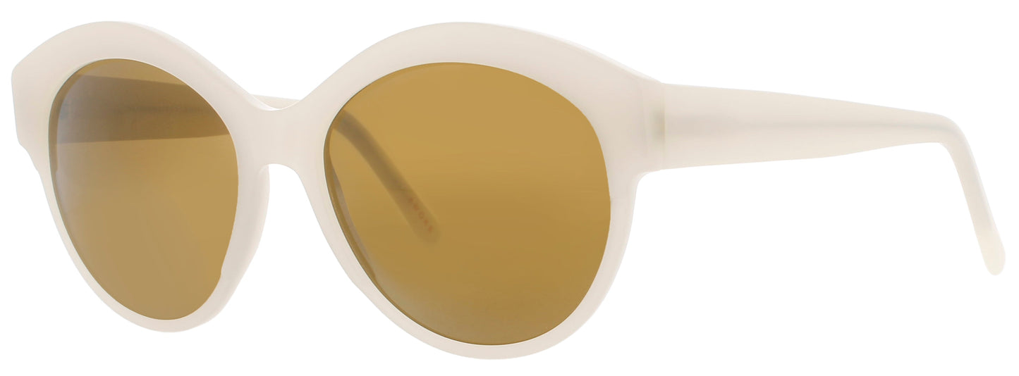 ANDY WOLF NATURE VIBRATIONS  Frame WHITE Lens GOLD MIRROR