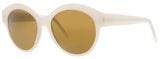 ANDY WOLF NATURE VIBRATIONS  Frame WHITE Lens GOLD MIRROR