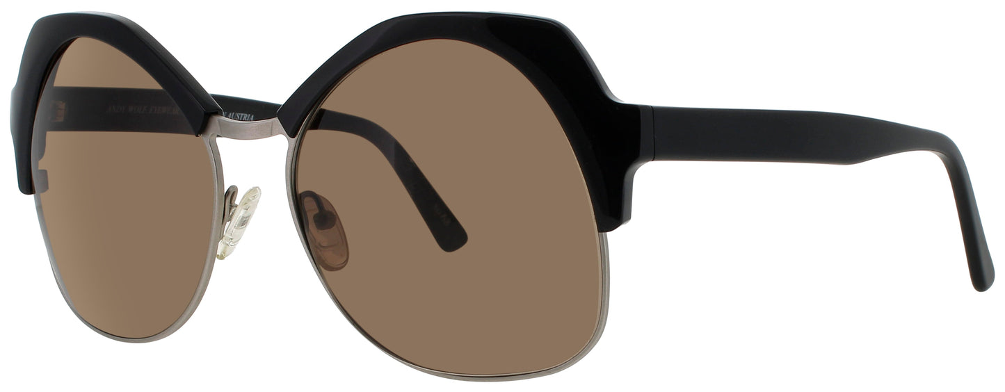 ANDY WOLF ONE Frame BLACK Lens ROSE