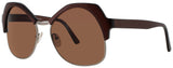 ANDY WOLF ONE Frame BROWN Lens ROSE