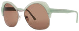 ANDY WOLF ONE HEART  Frame GREEN Lens GOLD MIRROR