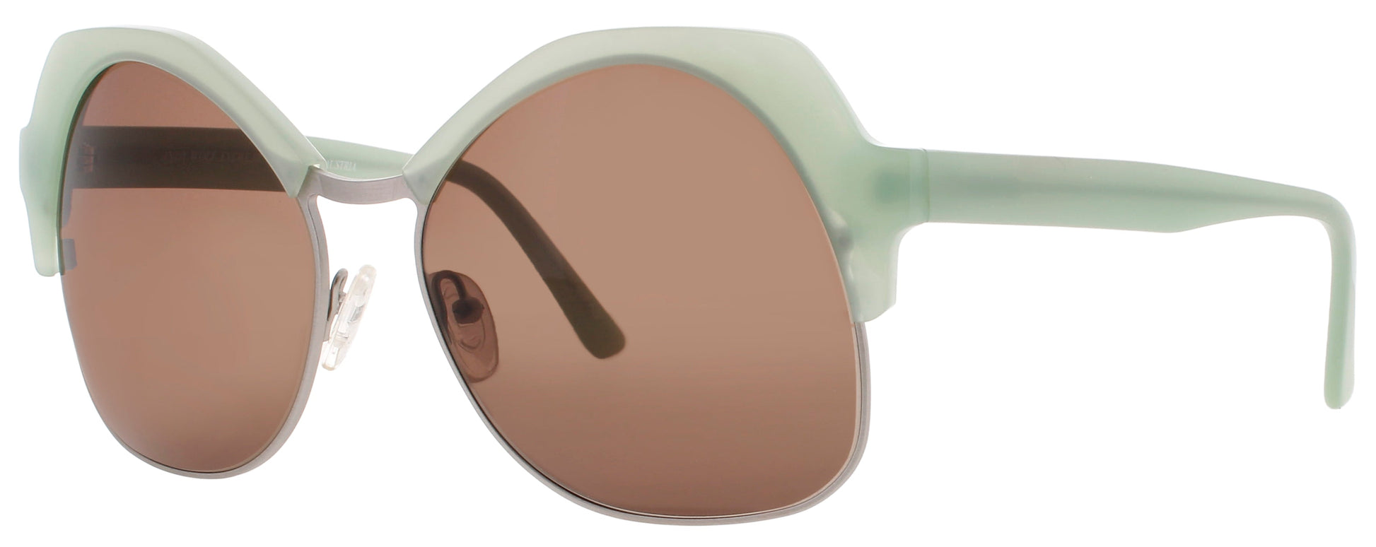 ANDY WOLF ONE HEART  Frame GREEN Lens GOLD MIRROR