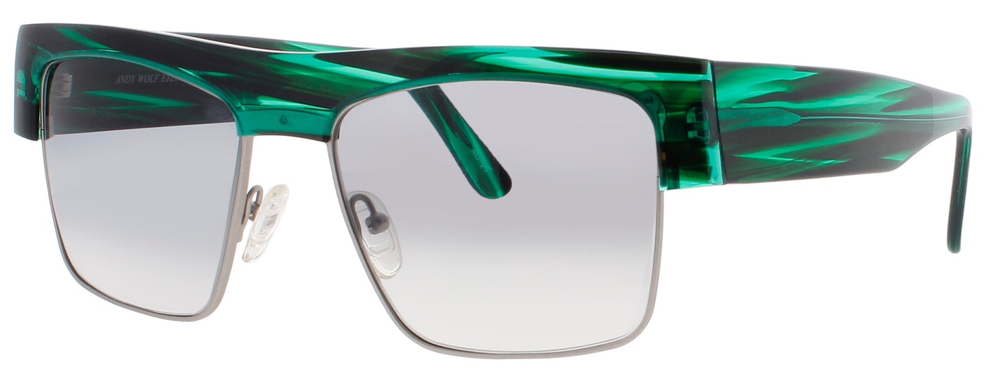 ANDY WOLF SACHSEN P.  Frame GREEN Lens GREY GRADIENT