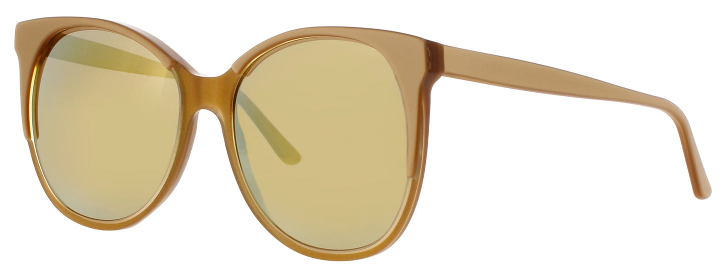 ANDY WOLF REVERENCE  Frame ORANGE/GLITTER Lens YELLOW MIRROR 