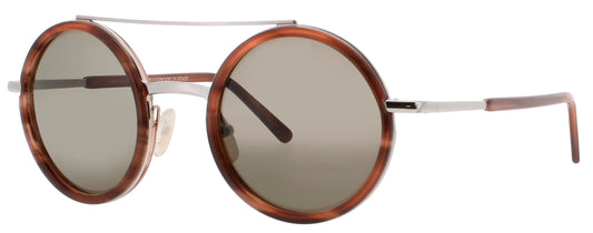 ANDY WOLF BLISS  Frame SILVER/HAVANA Lens GREEN