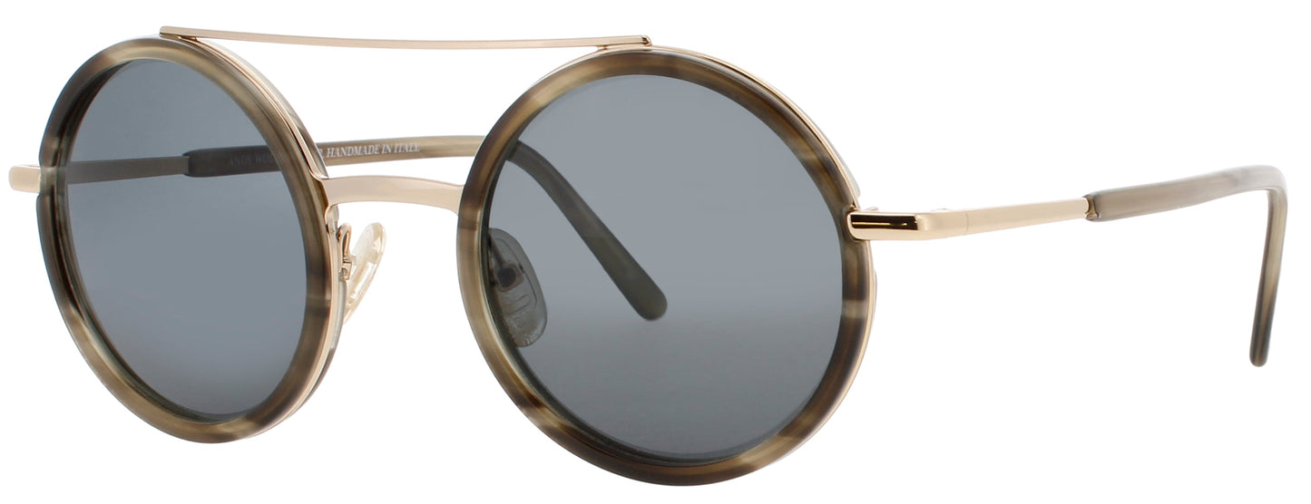 ANDY WOLF BLISS  Frame GOLD/HAVANA Lens SMOKE