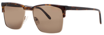 ANDY WOLF COMFORT  Frame GOLD/BROWN Lens BROWN