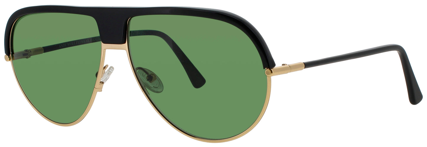 ANDY WOLF MIGHT Frame BLACK Lens GREEN