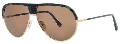 ANDY WOLF MIGHT  Frame GREEN/GOLD Lens BROWN