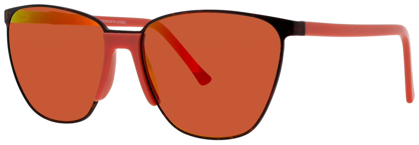 ANDY WOLF POOLEY Frame CORAL Lens RED GRADIENT