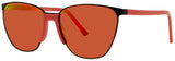 ANDY WOLF POOLEY Frame CORAL Lens RED GRADIENT