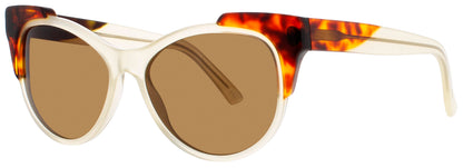 ANDY WOLF BEAUTY  Frame YELLOW/HAVANA Lens BROWN