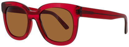 ANDY WOLF SALVATORE Frame RED Lens BROWN