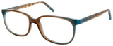 ANDY WOLF 4523 Frame BROWN/BLUE Lens DEMO