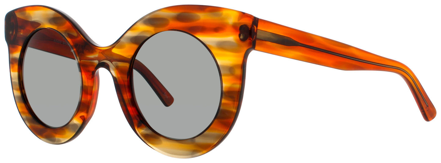 ANDY WOLF MILLICENT  Frame ORANGE/BROWN Lens SMOKE