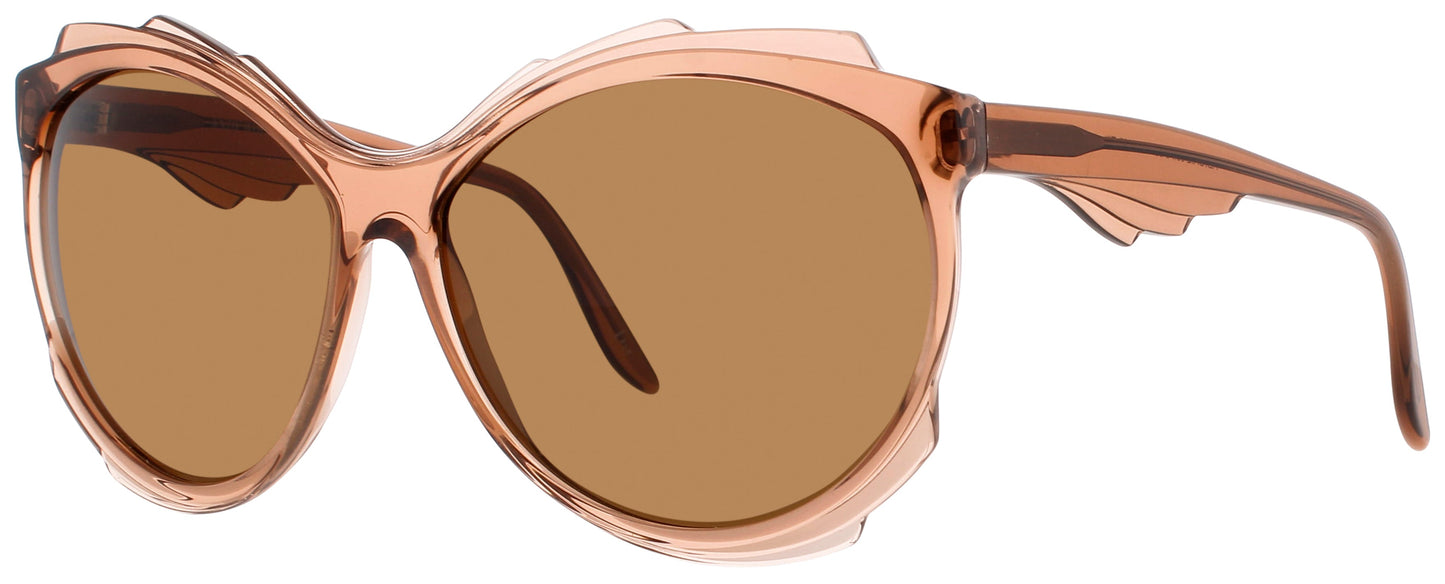 ANDY WOLF ABIGAIL  Frame BROWN Lens BROWN