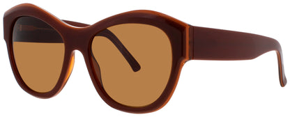 ANDY WOLF VIRGINIA  Frame WINE Lens BROWN