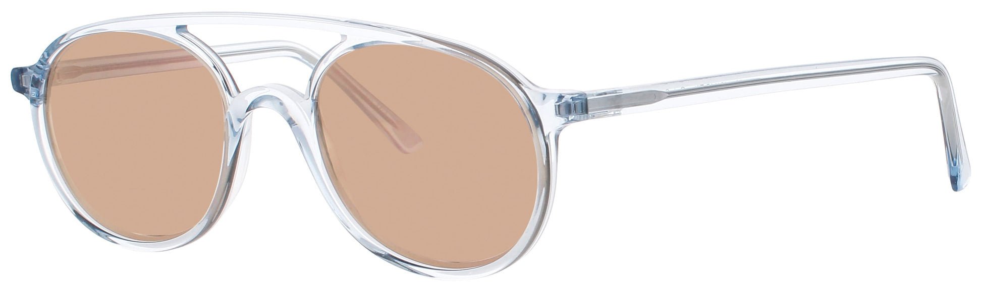 ANDY WOLF EPHRAIM  Frame TRANSPARENT BLUE Lens GOLD POLARIZED