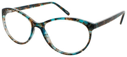 ANDY WOLF 5056 Frame BLUE MULTI BROWN Lens DEMO