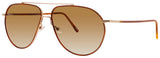 ANDY WOLF ROLI S.  Frame HAVANA/GOLD Lens BROWN GRADIENT