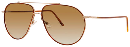 ANDY WOLF ROLI S.  Frame HAVANA/GOLD Lens BROWN GRADIENT