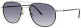 ANDY WOLF RENÉ K.  Frame SILVER/BLACK Lens GREY GRADIENT