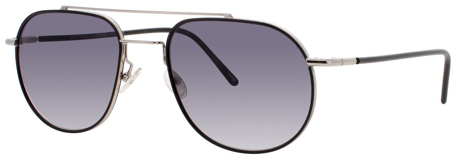 ANDY WOLF RENÉ K.  Frame SILVER/BLACK Lens GREY GRADIENT