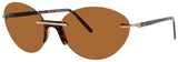 ANDY WOLF ZURI  Frame BROWN Lens BROWN