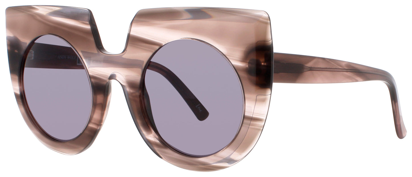 ANDY WOLF DAPHNE  Frame PINK HAVANA Lens SMOKE