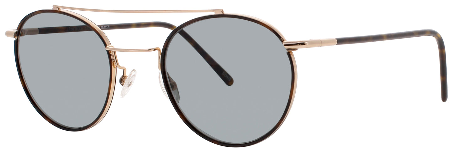 ANDY WOLF HUMPHREY V K.  Frame GOLD/HAVANA Lens GREEN SMOKE