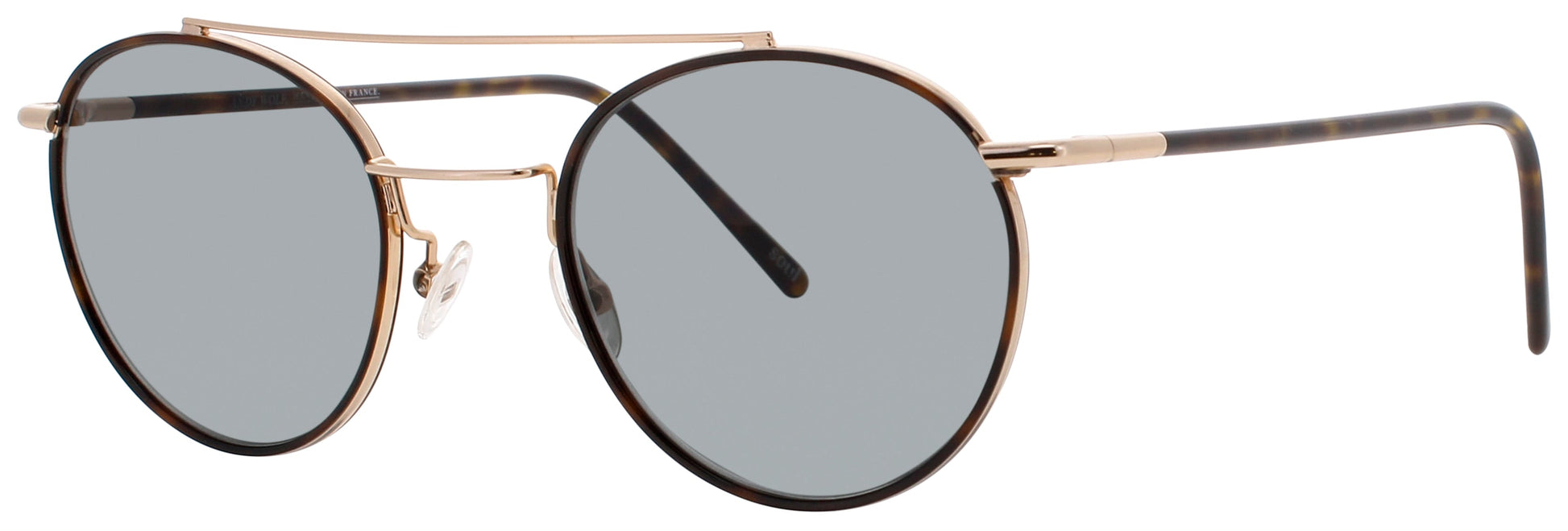 ANDY WOLF HUMPHREY V K.  Frame GOLD/HAVANA Lens GREEN SMOKE