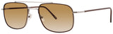 ANDY WOLF AMON H.  Frame SILVER/BROWN Lens BROWN GRADIENT