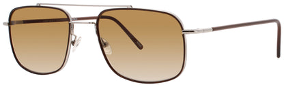 ANDY WOLF AMON H.  Frame SILVER/BROWN Lens BROWN GRADIENT