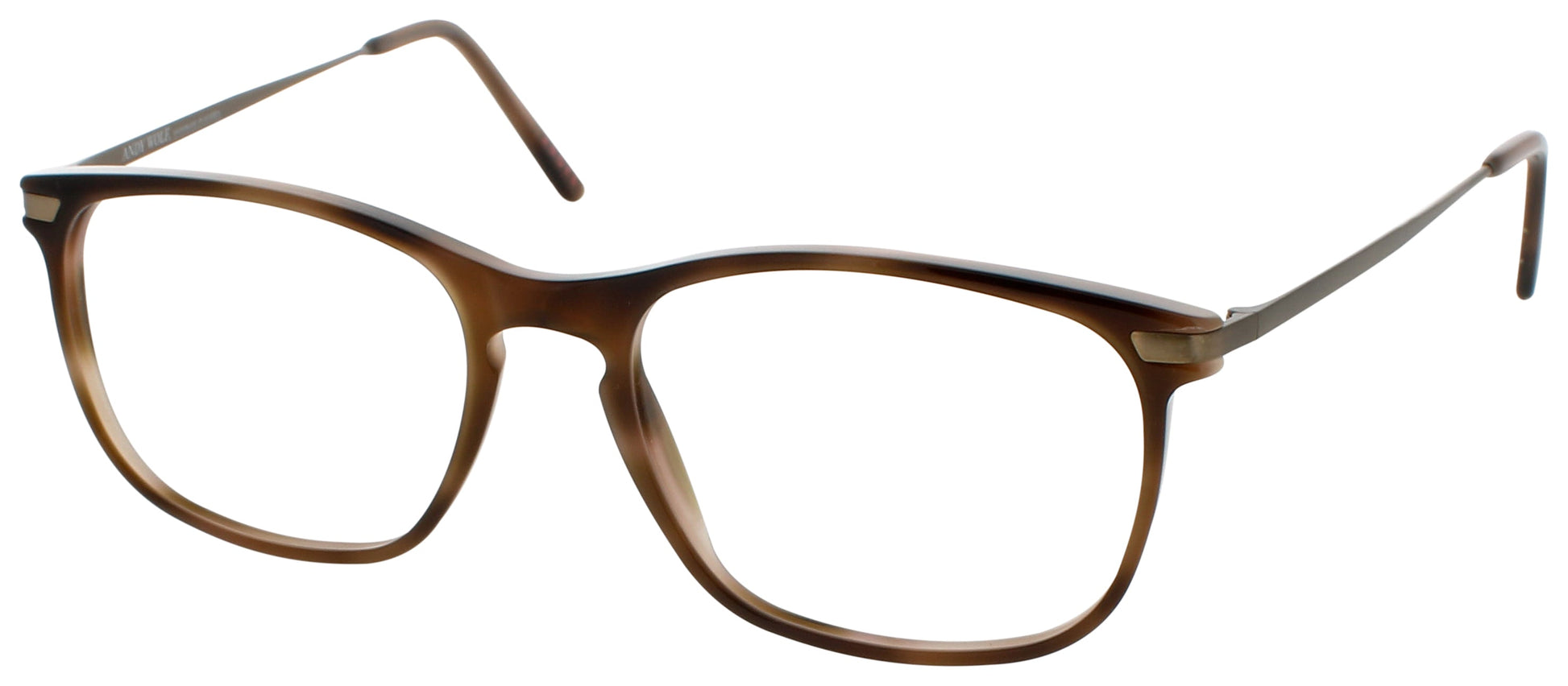 ANDY WOLF 4548 Frame BROWN/GREYGOLD Lens DEMO