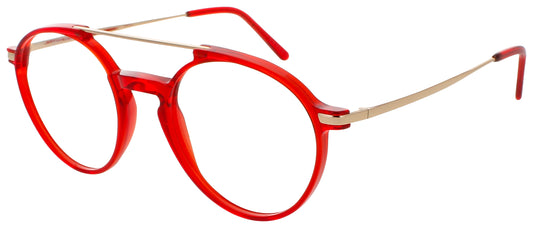 ANDY WOLF 4547 Frame RED/GOLD Lens DEMO