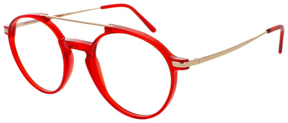 ANDY WOLF 4547 Frame RED/GOLD Lens DEMO
