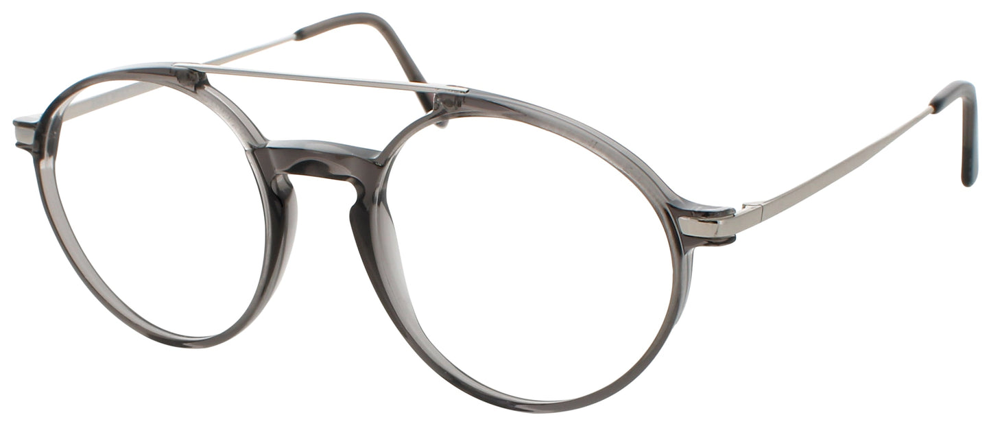 ANDY WOLF 4547 Frame GREY/SILVER Lens DEMO