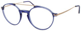 ANDY WOLF 4547 Frame BLUE/GOLD Lens DEMO