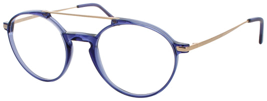 ANDY WOLF 4547 Frame BLUE/GOLD Lens DEMO