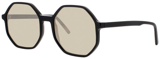 ANDY WOLF TOBIAS  Frame BLACK Lens GOLD MIRROR