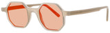 ANDY WOLF ALFONS  Frame GREY Lens RED MIRROR