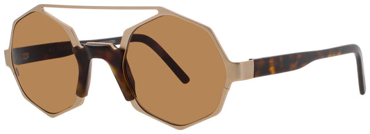 ANDY WOLF ARLO  Frame GOLD/HAVANA Lens BROWN