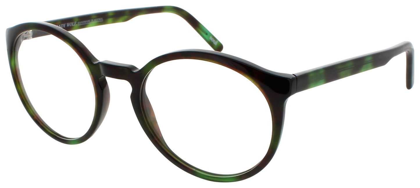 ANDY WOLF 4566 Frame GREEN HAVANA Lens DEMO