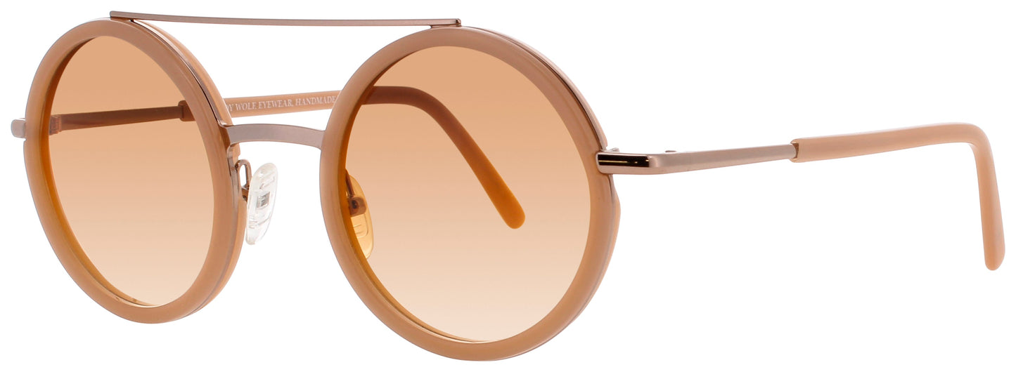 ANDY WOLF BLISS  Frame GOLD/PINK Lens ORANGE GRADIENT