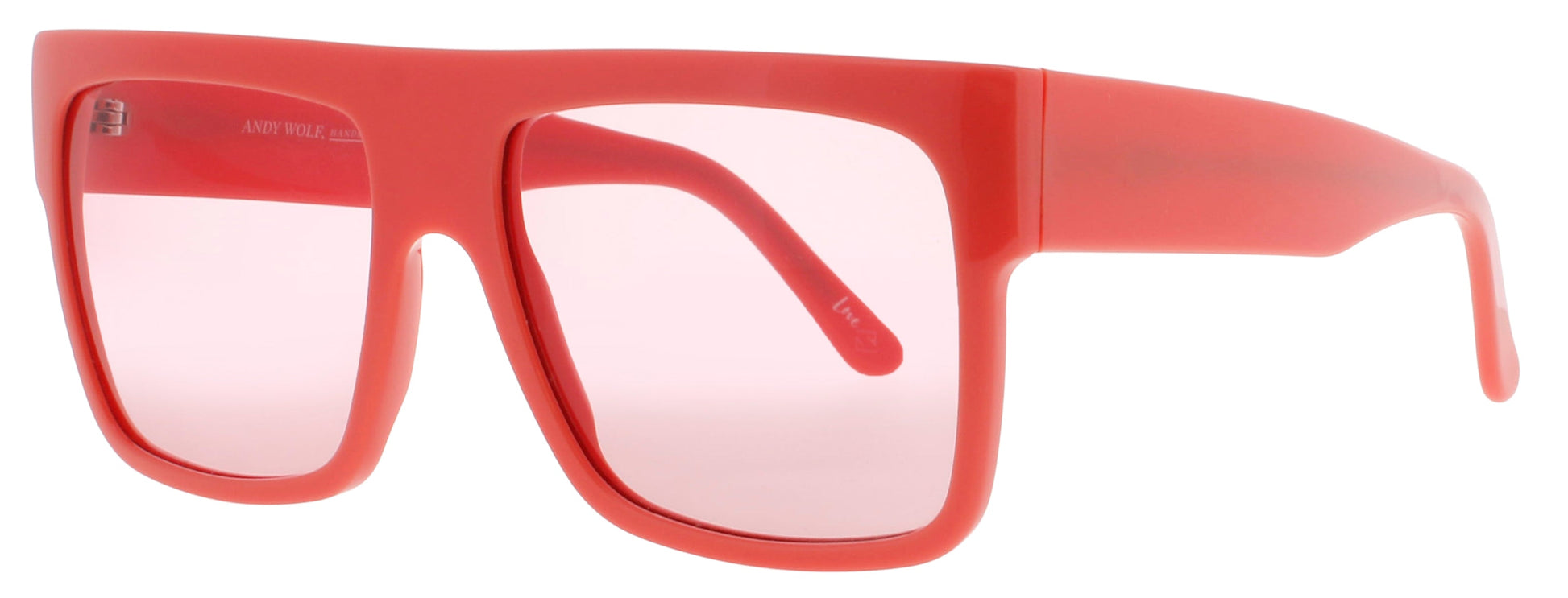 ANDY WOLF AUSTIN  Frame CORAL Lens PINK TINT