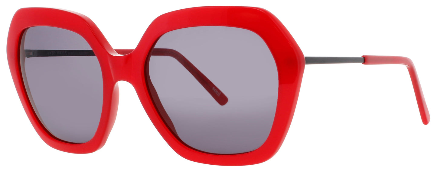 ANDY WOLF ANNABELLE  Frame RED Lens SMOKE